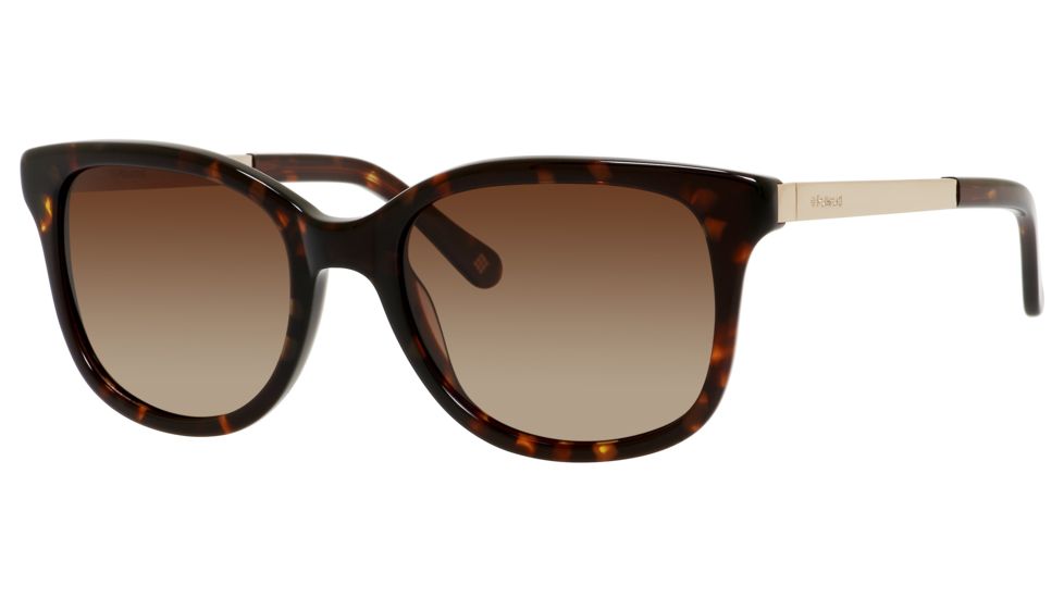 Polaroid X 8407/S Sunglasses X8407S-0REH-S7-5219 - Havana Gold Frame, Brown Gradient Polarized Lenses, Lens Diameter 52mm, Distance Between Lenses 19mm