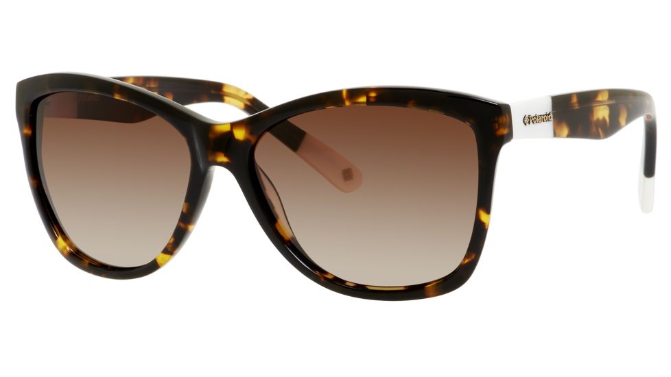 Polaroid X 8423/S Single Vision Prescription Sunglasses X8423S-00BM-S7-5916 - Lens Diameter 59 mm, Frame Color Havana