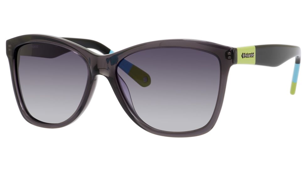 Polaroid X 8423/S Single Vision Prescription Sunglasses X8423S-0V6Y-ML-5916 - Lens Diameter 59 mm, Frame Color Smoke Black