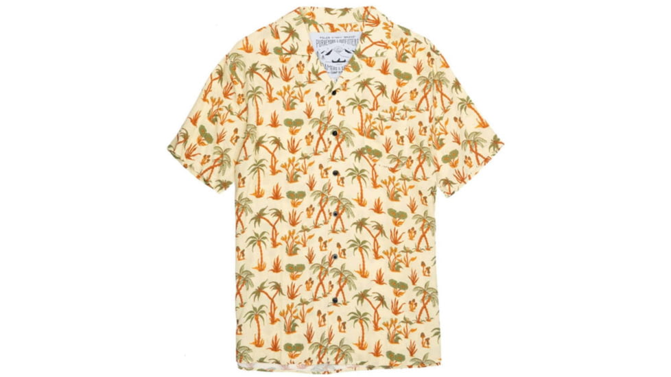 Poler Aloha Shirt, Medium, Trader Rick Sand, 221APM3002-Trader Rick Sand-M