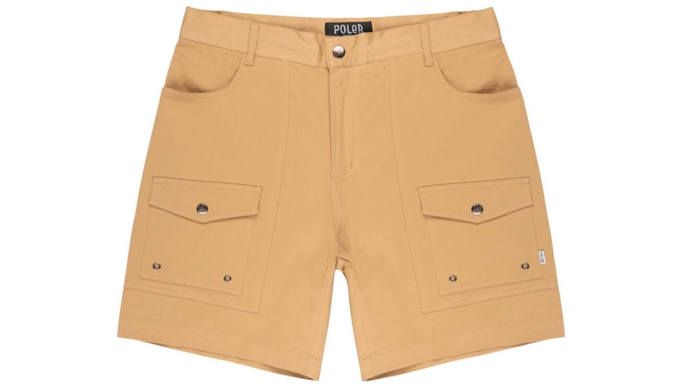 Poler Camp Shorts, 32 in Waist, Khaki, 211APM4001-Khaki-32