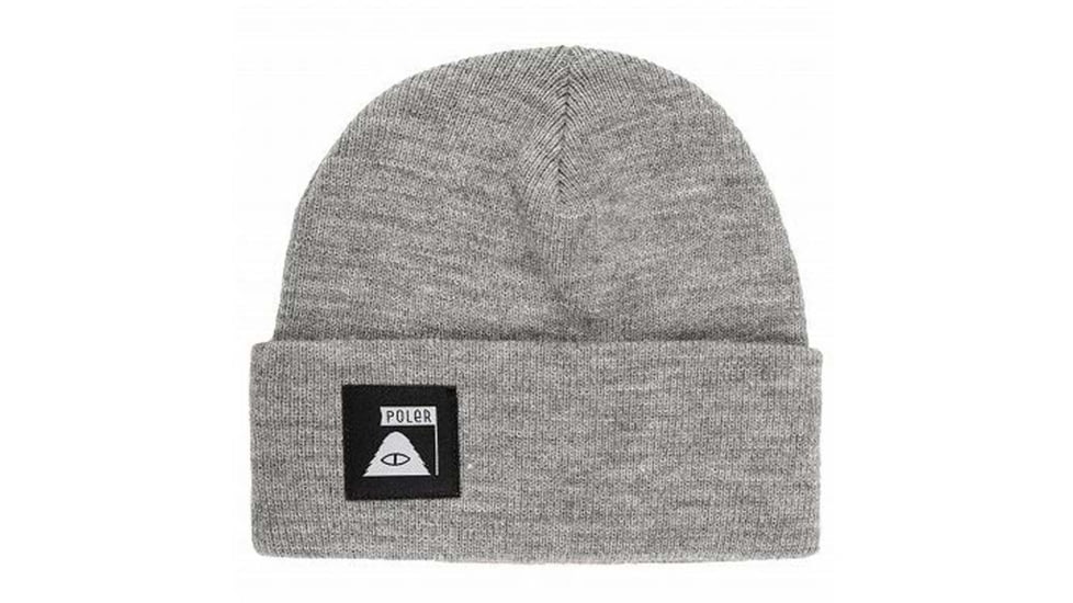 Poler Daily Driver Beanie, Gray, One Size, 213ACU7903-Gray-O/S