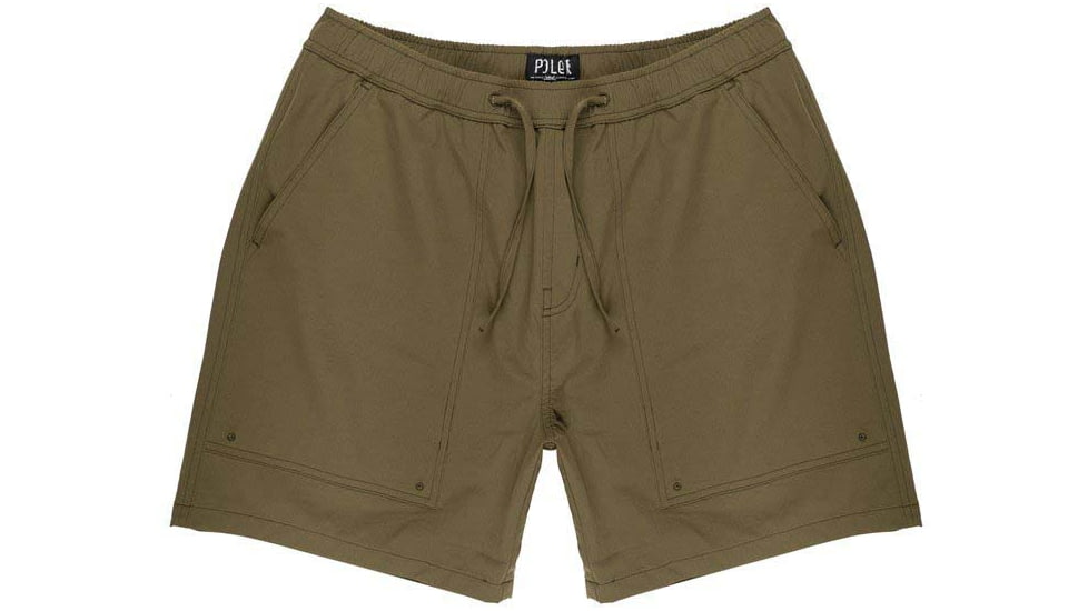 Poler Dodgeball Shorts, 32 in Waist, Olive, 212APM4004-Olive-32