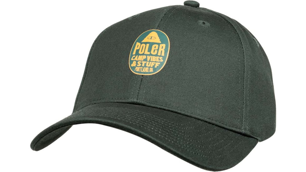 Poler Fruit Sticker Dad Hat, Teal, One Size, 221ACU7801-Teal-O/S