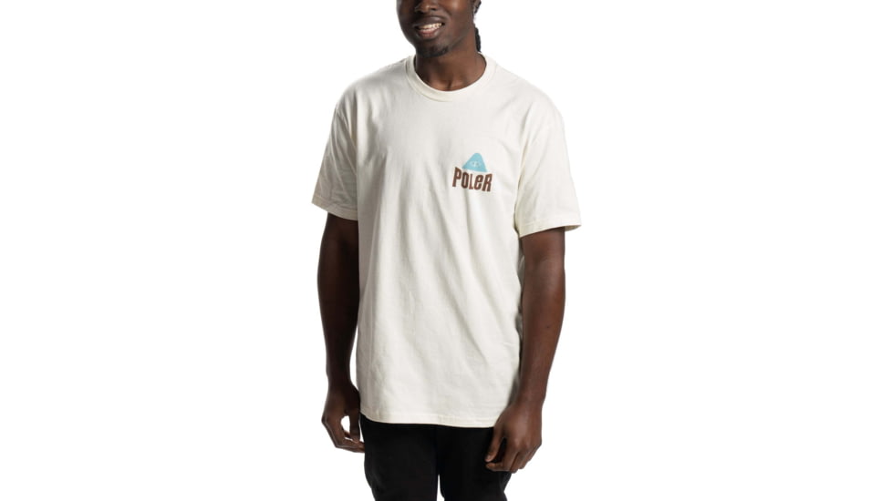 Poler Fruit Sticker T-Shirt, Medium, Natural, 221APM2003-Natural-M