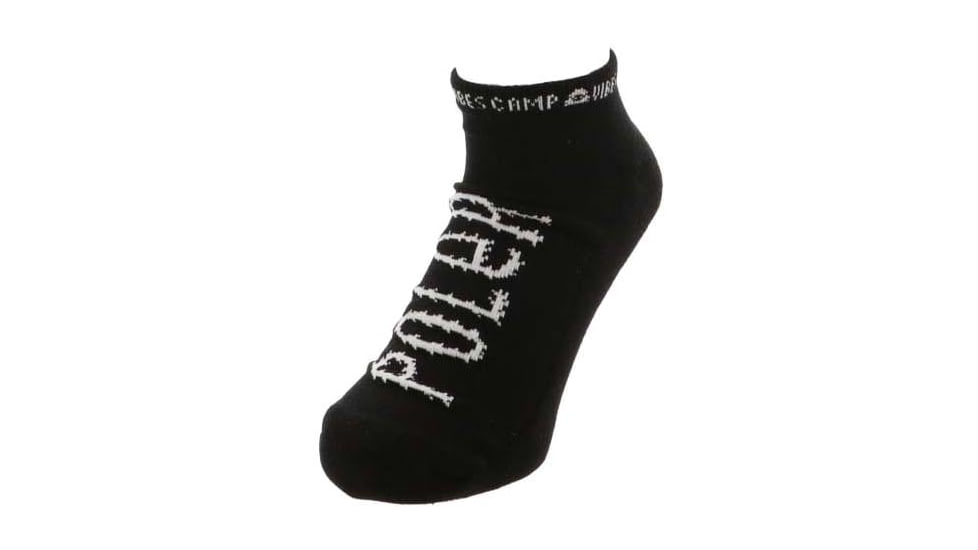 Poler Furry Font Short Socks, Black, One Size, 55200244-Black-O/S