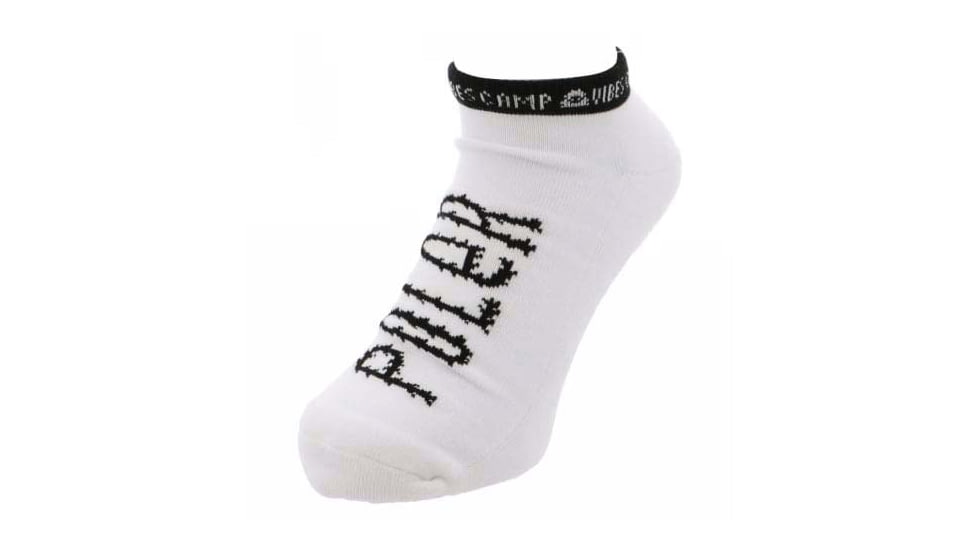 Poler Furry Font Short Socks, White, One Size, 55200244-White-O/S