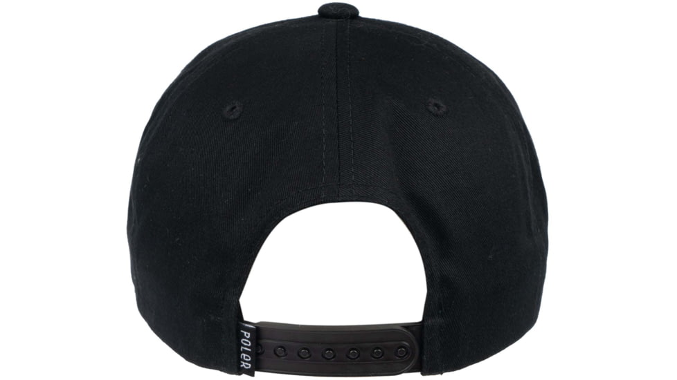 Poler Global Patch Dad Hat, Black, One Size, 214ACU7801-Black-O/S