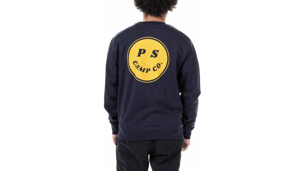 Poler Happy Camper Crew, 2XL, Navy, 212APM2501-Navy-XXL