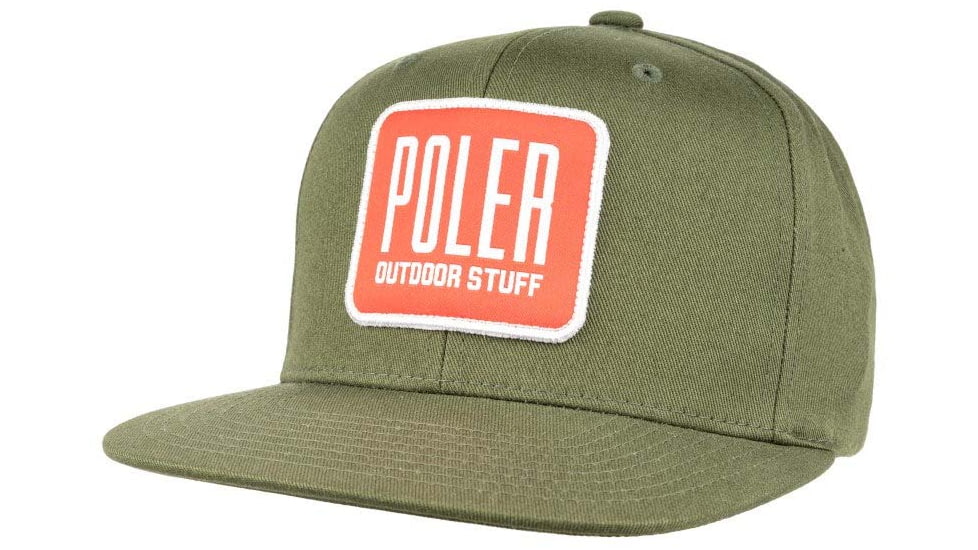 Poler Hype Patch Hat, Olive, One Size, 213ACU7204-Olive-O/S