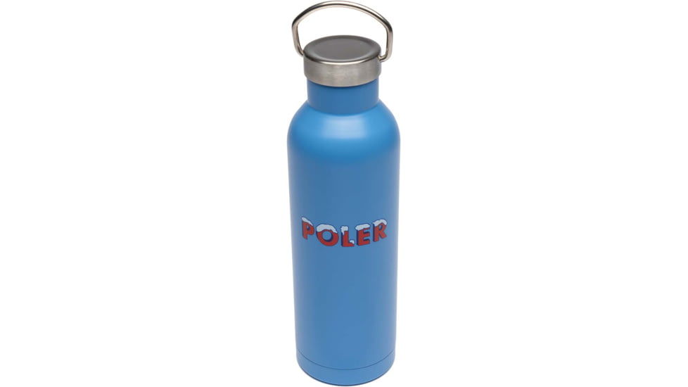 Poler Insulated Water Bottle, Poler Pop Blue, 223ACM9105-PPopBlue-O/S
