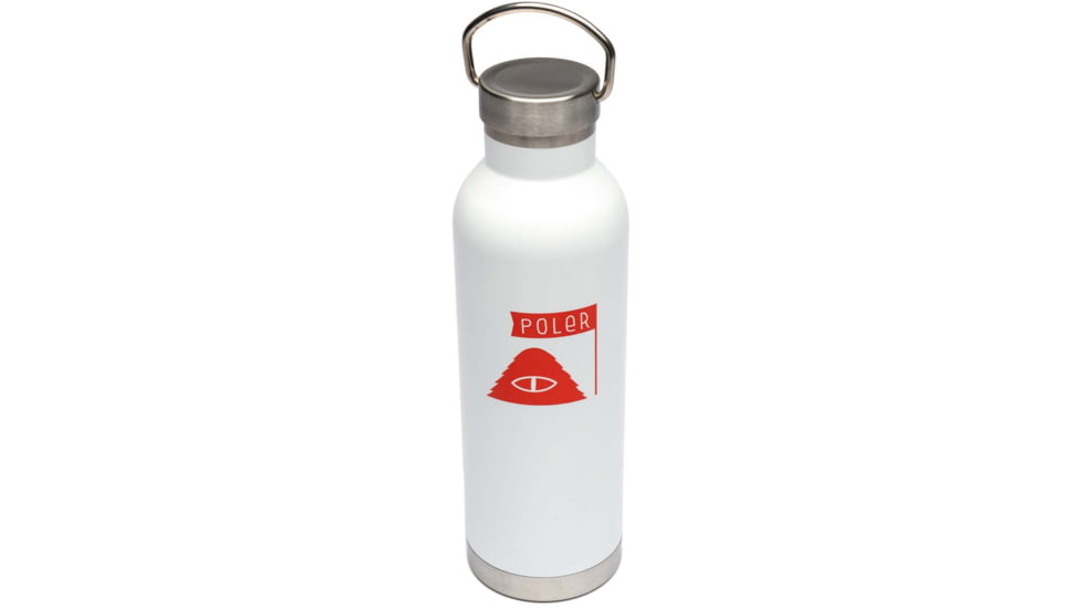 Poler Insulated Water Bottle, TRD White, 223ACM9105-TRD White-O/S