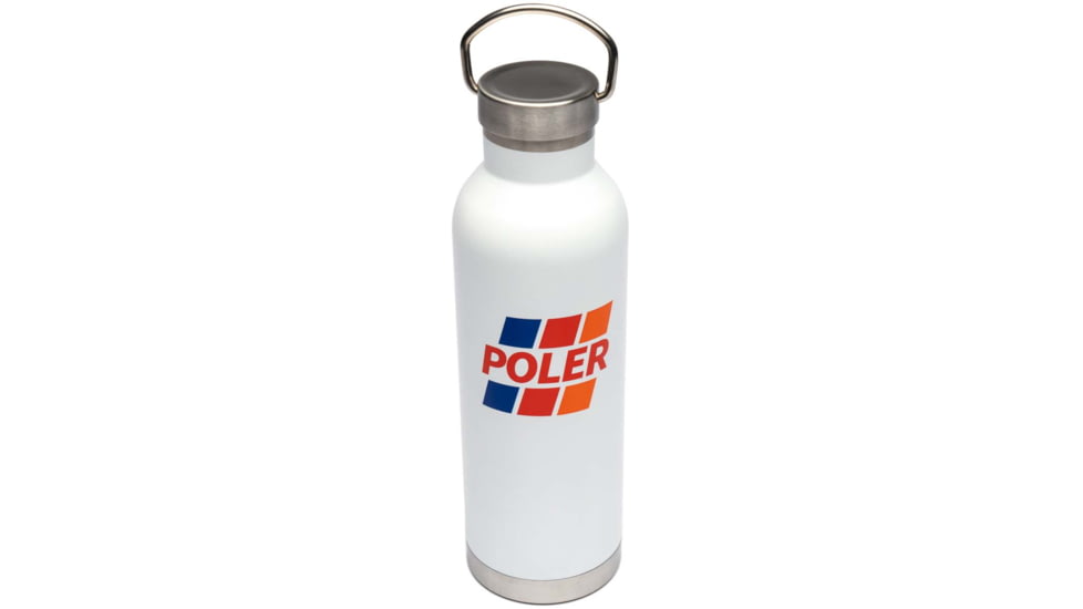 Poler Insulated Water Bottle, TRD White, 223ACM9105-TRD White-O/S