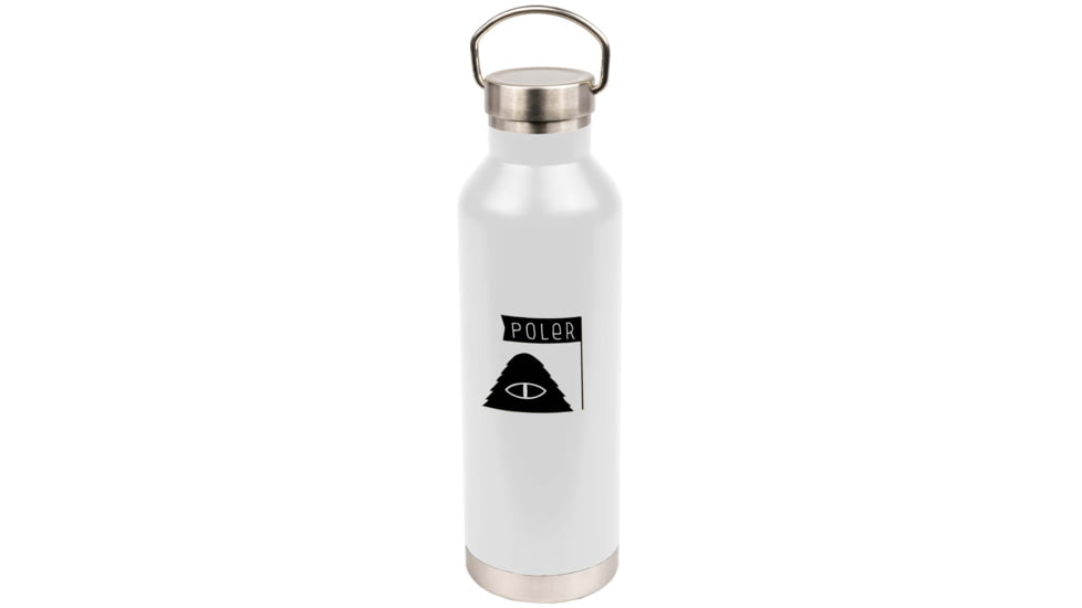 Poler Insulated Water Bottle, White, 221ACM9105-White-O/S