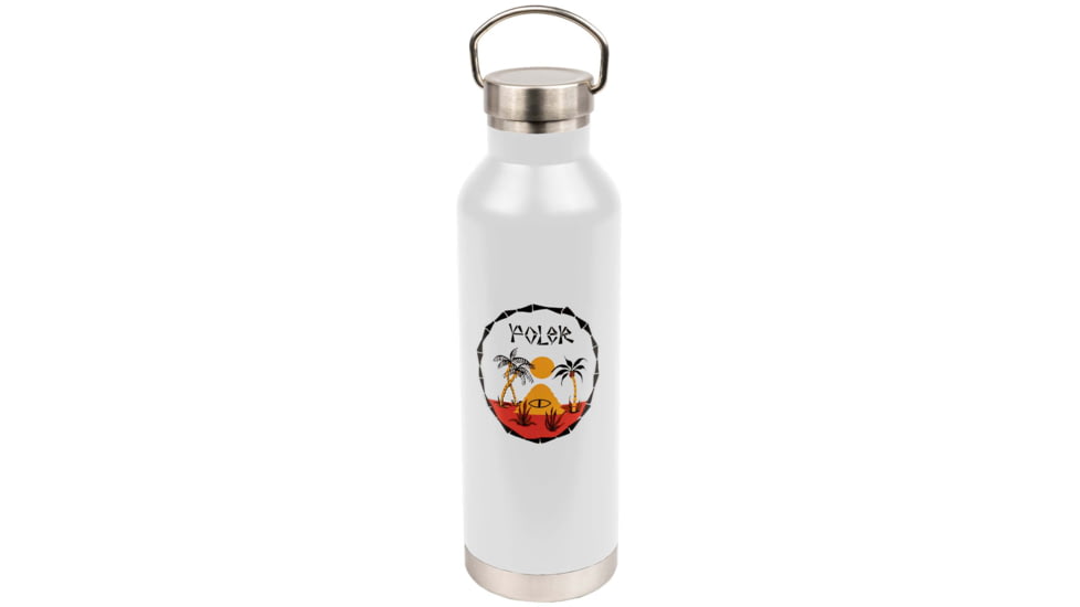 Poler Insulated Water Bottle, White, 221ACM9105-White-O/S