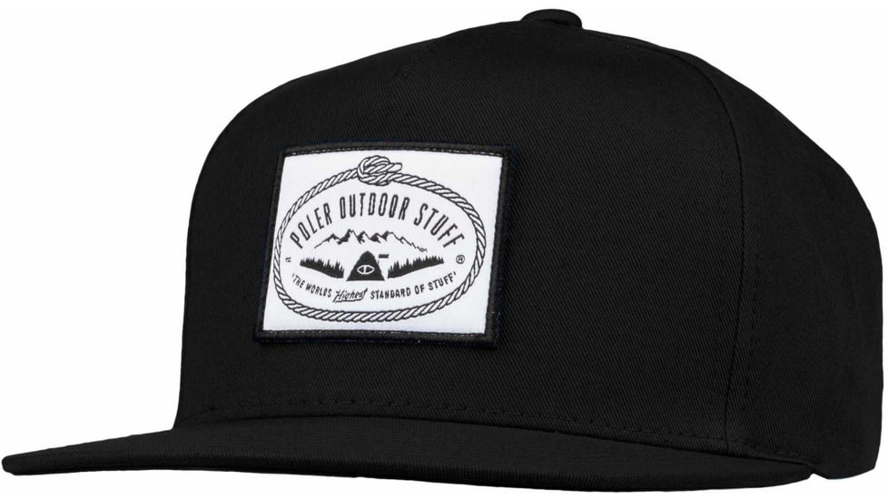 Poler Lasso Patch Hat, Black, One Size, 212ACU7006-Black-O/S