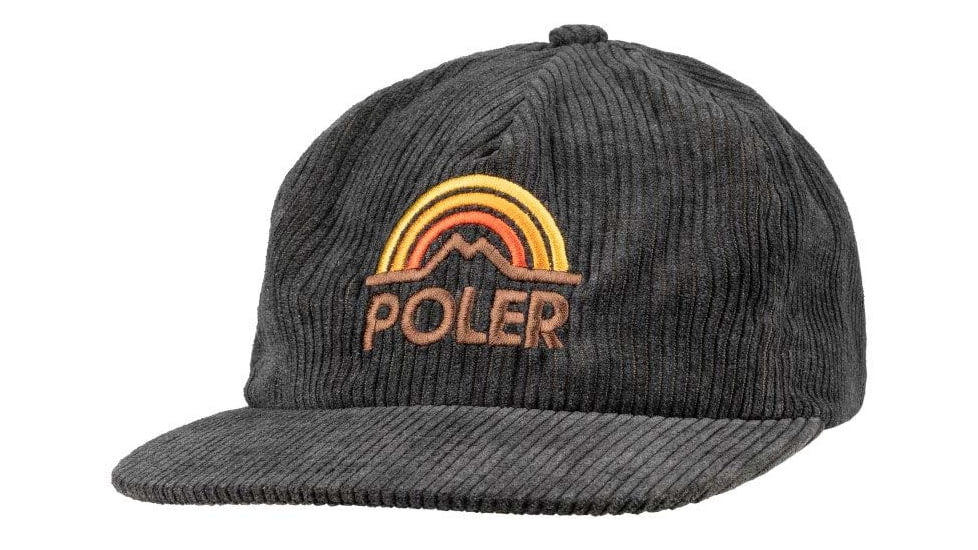 Poler MT Rainbow Hat, Dark Grey, One Size, 212ACU7001-Dark Grey-O/S