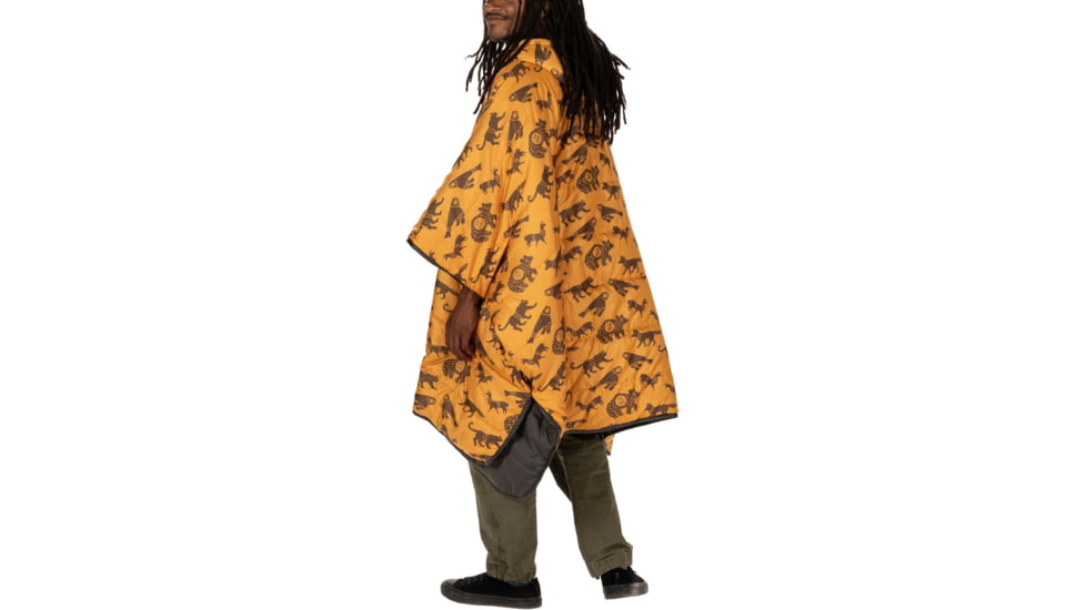 Poler Poncho, Black Ginger Critter, One Size, 212ACU5601-BLGCRITTER-O/S