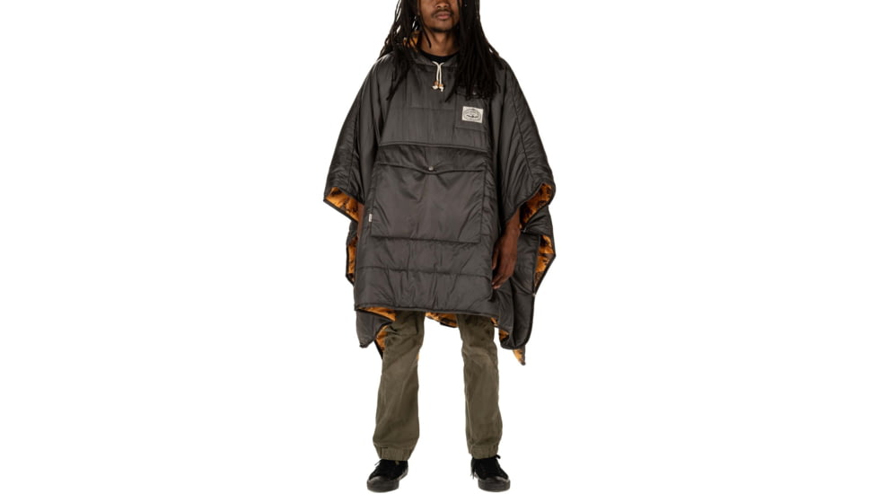 Poler Poncho, Black Ginger Critter, One Size, 212ACU5601-BLGCRITTER-O/S
