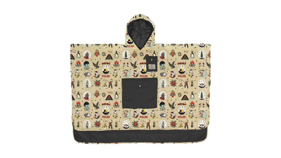 Poler Poncho, Dark Seas, Small/Medium, 222CLN5605-Dark Seas-S/M