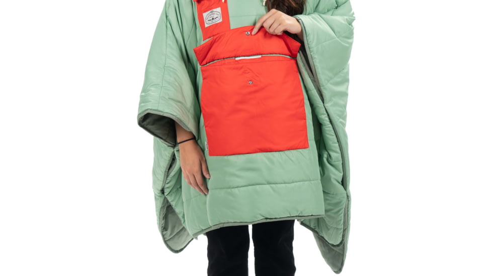 Poler Poncho, Moss/Rapids, One Size, 214ACU5601-Moss/Rapids-O/S