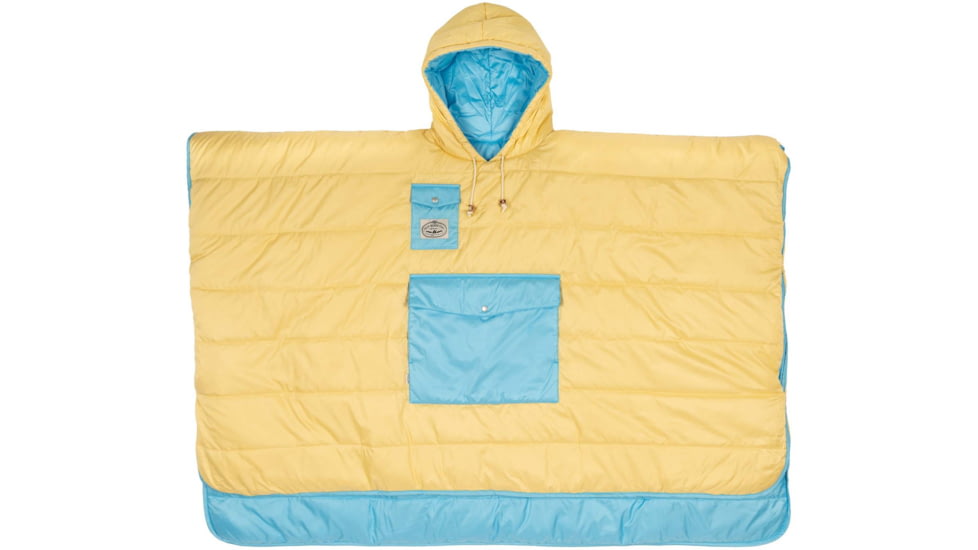 Poler Poncho, Powder Blue Daisy, One Size, 212ACU5601-PBlDaisy-O/S