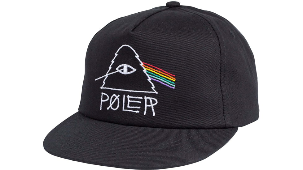 Poler Psychedelic 2 Snapback, Black, One Size, 31700004-Black-O/S