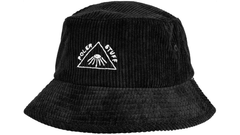 Poler Pyramid Scheme Bucket Hat, Black, One Size, 213ACU7101-Black-O/S