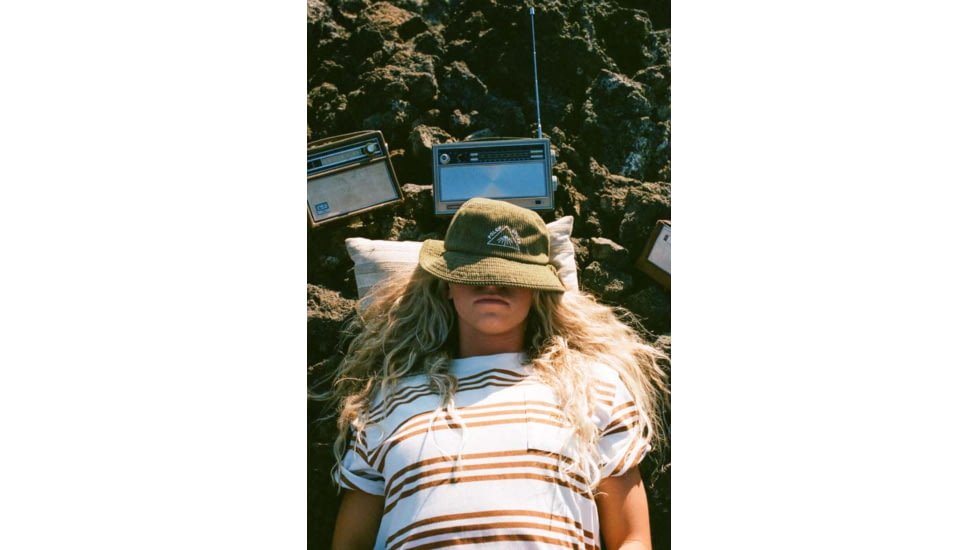 Poler Pyramid Scheme Bucket Hat, Olive, One Size, 213ACU7101-Olive-O/S