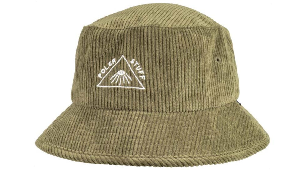 Poler Pyramid Scheme Bucket Hat, Olive, One Size, 213ACU7101-Olive-O/S