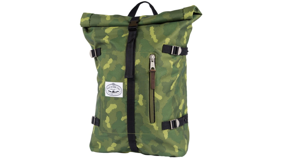 Retro Rolltop 28 L Backpack-Green Camo