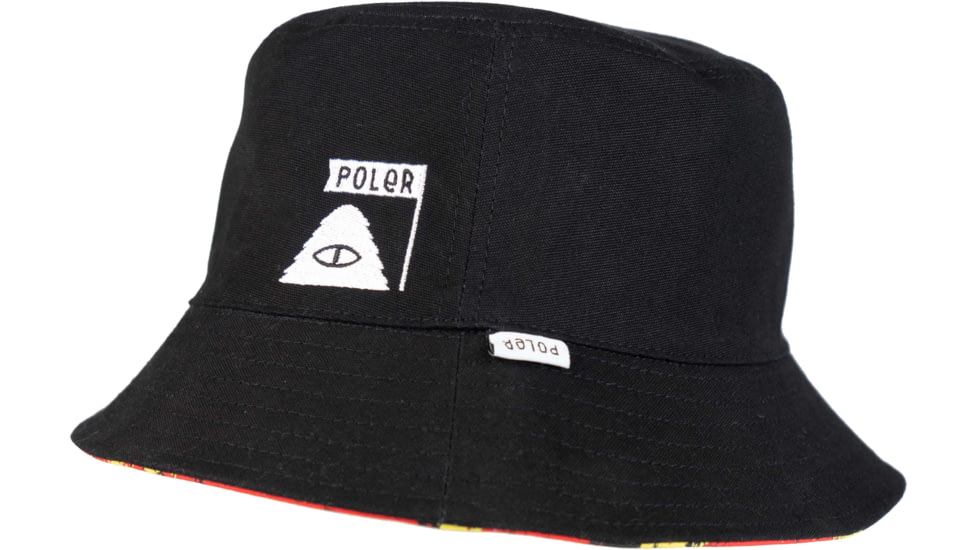 Poler Reversible Bucket Hat, CK Wash/Black, One Size, 223ACU7102-CK Wash/Black-O/S