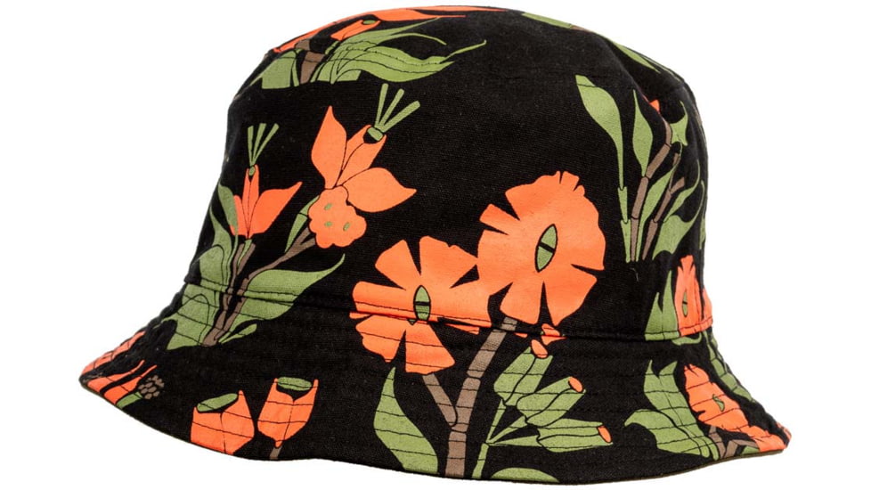 Poler Reversible Vibes Brand Bucket Hat, Orchid Floral Forest, One Size, 221ACU7102-ORFLFOREST-O/S