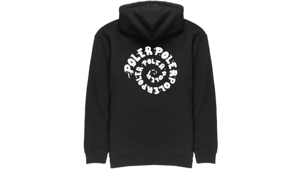 Poler Spinner Hoodie, Large, Black, 222APM2601-Black-L