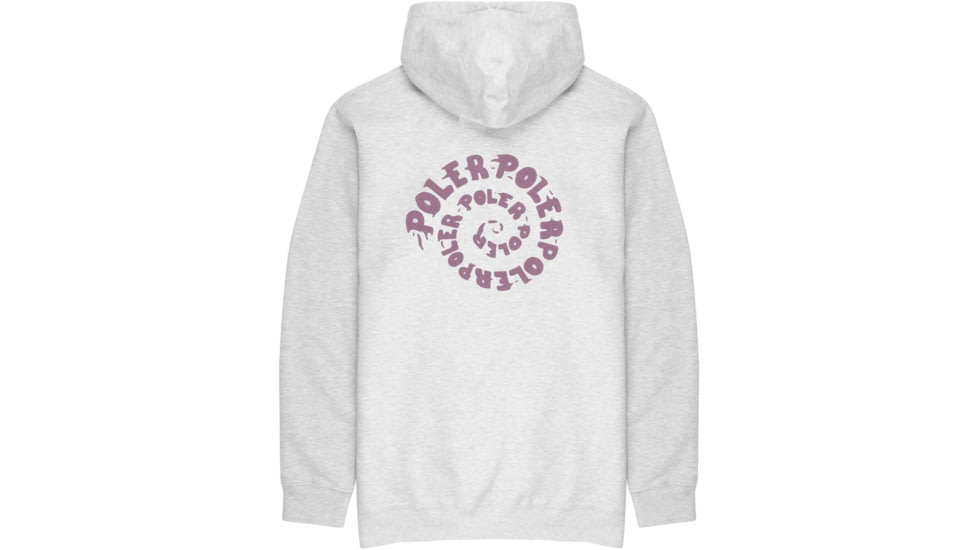 Poler Spinner Hoodie, Extra Small, Grey Heather, 222APM2601-Grey Heather-XS