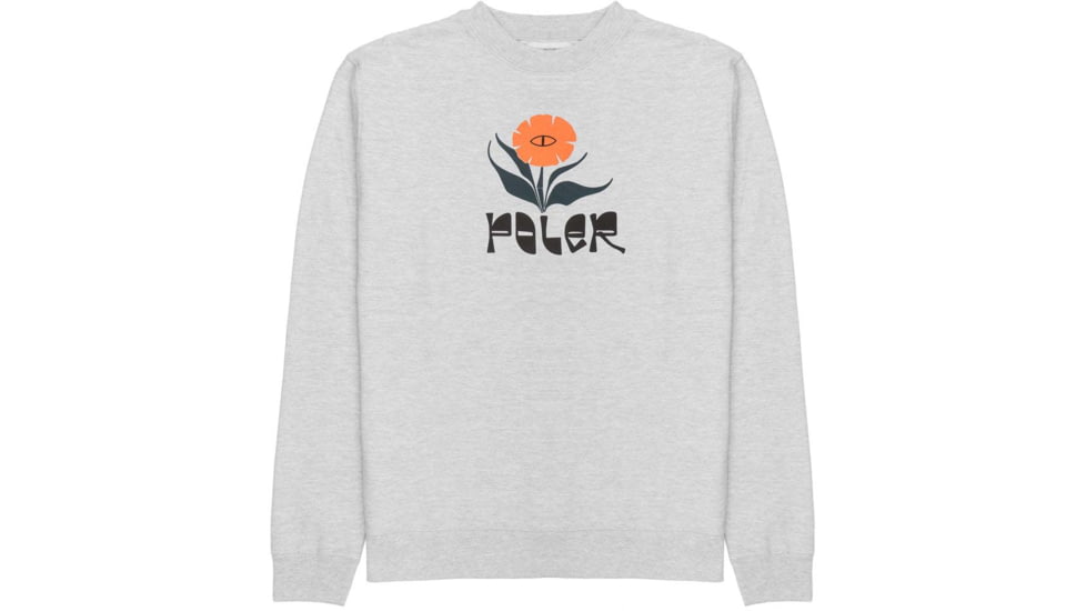 Poler Sprouts Crew, Large, Gray Heather, 221APM2503-Gray Heather-L