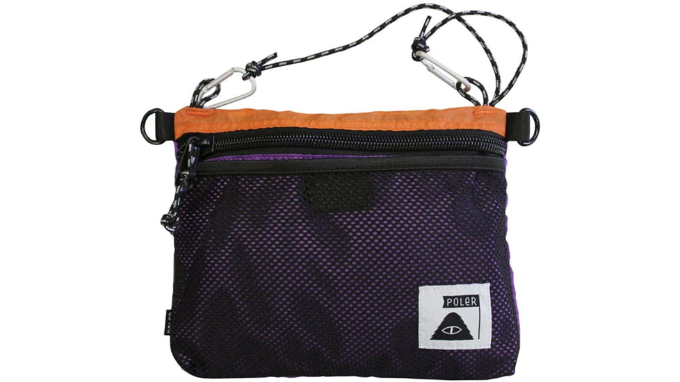 Poler Stuffable Pouch Small, Orange/Purple, One Size, 55100102-Orange/Purple-O/S