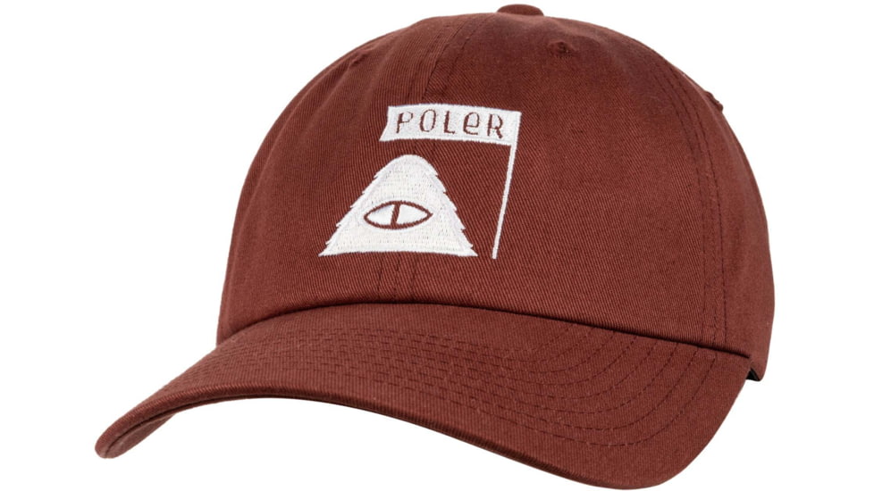 Poler Summit Dad Hat, Maroon, One Size, 213ACU7201-Maroon-O/S