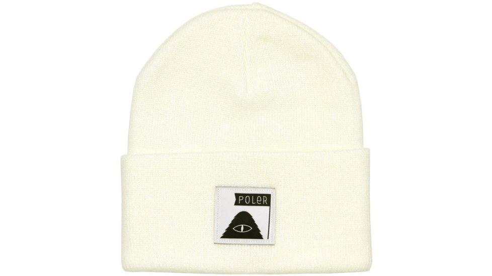 Poler Summit Label Beanie, Natural, One Size, 31790004-Natural-O/S