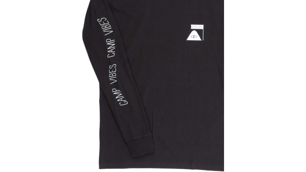 Poler Summit LS Shirts, 2XL, Black, 214APM2201-Black-XXL