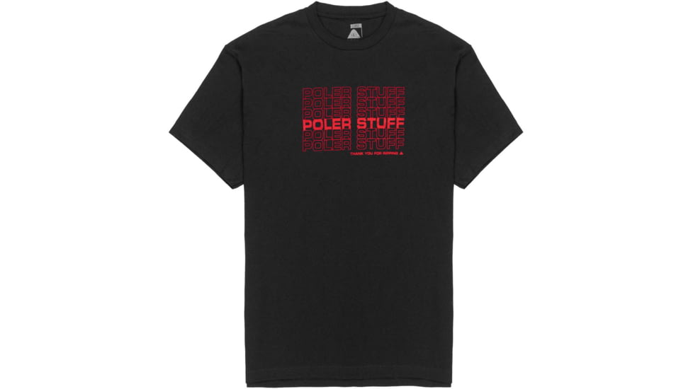 Poler T.Hanks T-Shirt, 2XL, Black, 223APM2008-Black-XXL