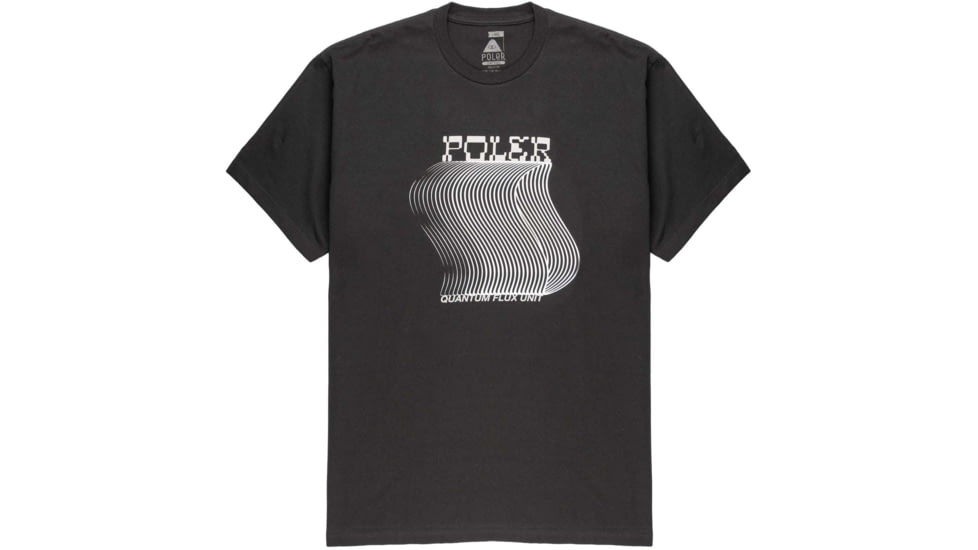 Poler Time Warped T-Shirt, Medium, Graphite Black, 213APM2009-Graphite Black-M