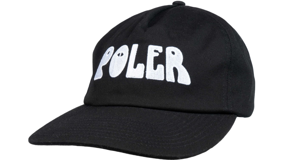 Poler Title Hat, Black, One Size, 222ACU7020-Black-O/S