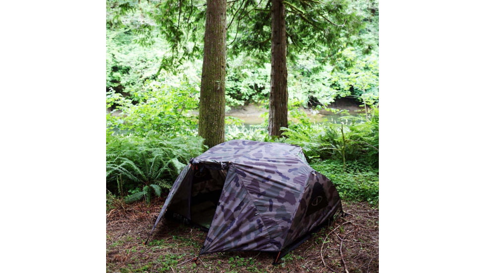 Poler Two Person Tent, Olive Furry Camo, One Size, 43520003-OlFCamo-O/S