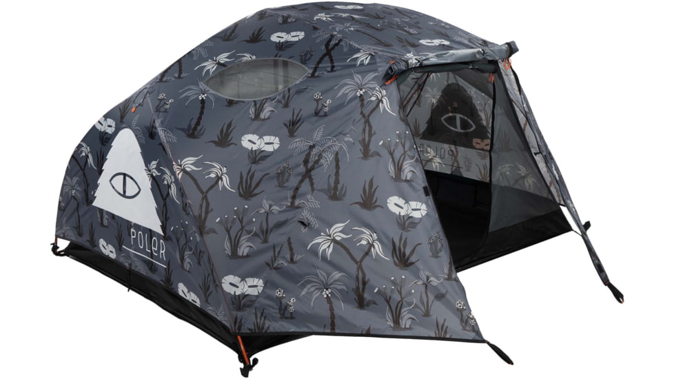 Poler Two Person Tent, Trader Rick Grey, One Size, 222EQU5201-TrRGrey-O/S
