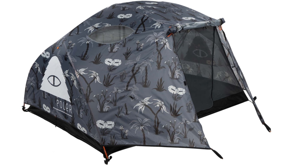 Poler Two Person Tent, Trader Rick Grey, One Size, 222EQU5201-TrRGrey-O/S