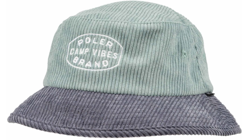 Poler Vibes Brand Bucket Hat, Blue, One Size, 212ACU7101-Blue-O/S