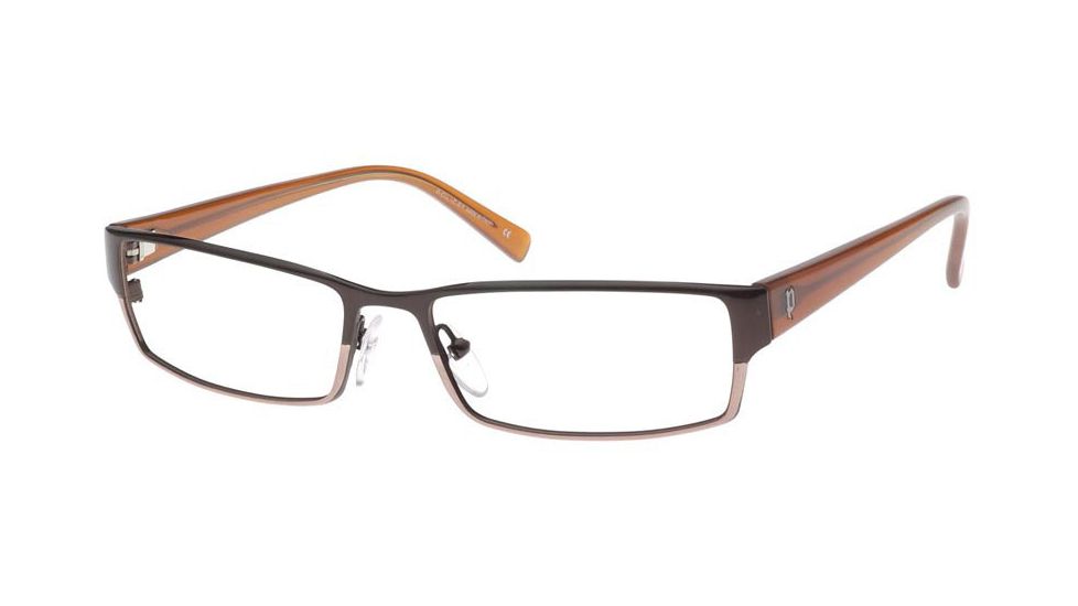 Police 2968 Eyeglasses Frame, Shiny Brown