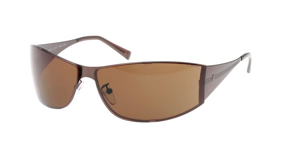 Police 8295 Sunglasses with Chocolate Frame, Brown Lenses 8295-K05