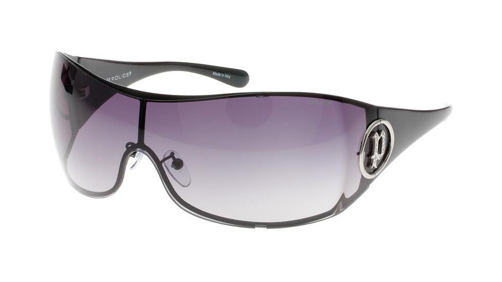 Police 8304 Sunglases, with Black Frame and Grey Gradient Lenses,531S
